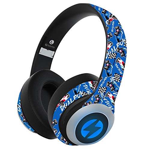 Bluetooth 5.0 Headphones, Dualpow 24H Playtime with Microphone ( Dualpow Boys )